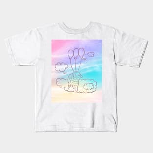 Dog Over the Rainbow Kids T-Shirt